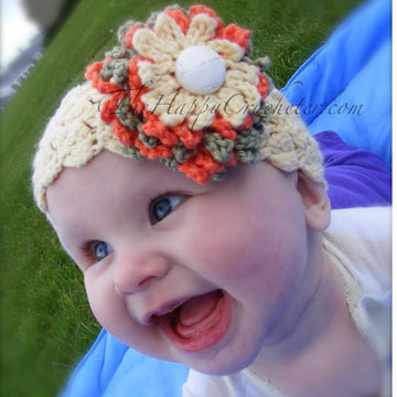 Chrysanthemum Baby Headband