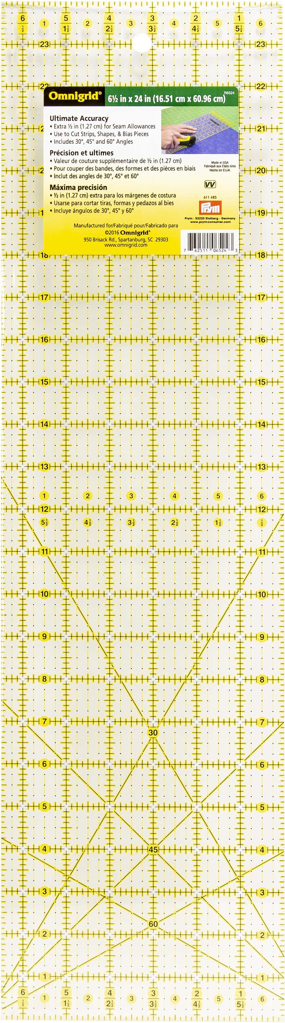 Prym Omnigrid Ruler With Inch Scale