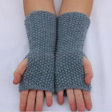 Fingerless Cable Gloves for Women.