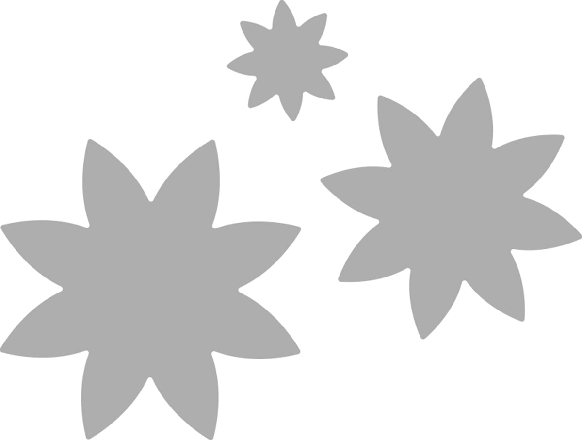 Paper Rose Dies - Flower Set 4