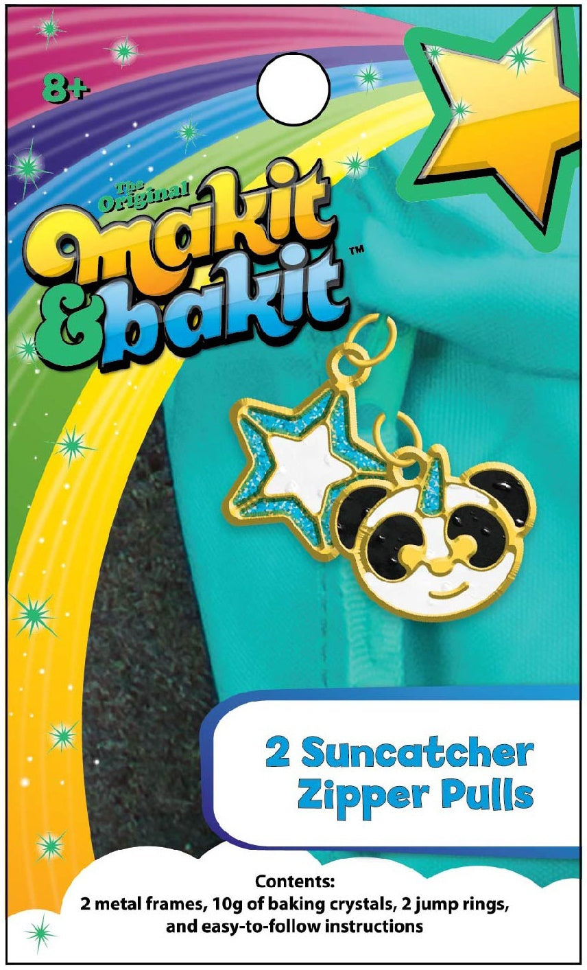 American Crafts Makit & Bakit Suncatcher Kit - Zipper Pull Charms 2/Pkg