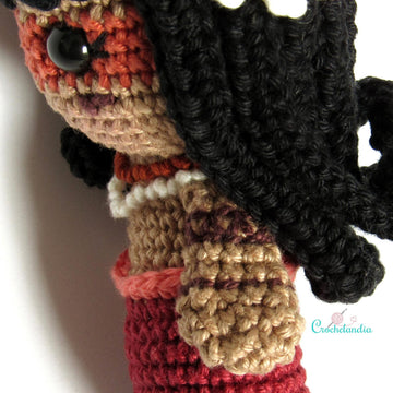 Iara, the brazilian mermaid - crochet pattern by Crochelandia