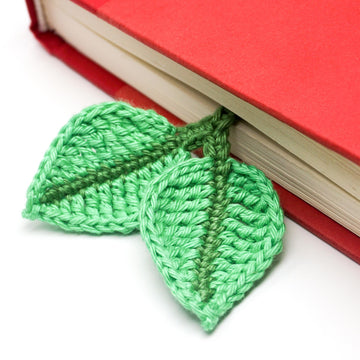 Leaf Bookmark Crochet Pattern