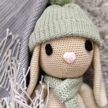 Lady Lala and Mr. Lulu crochet bunny buddies