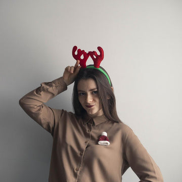 Christmas tree ornament + Santa hat Brooch + VIDEO