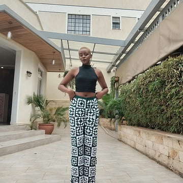 Granny Square Crochet Pants