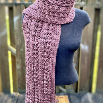Shiloh Tunisian Scarf
