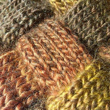 Pebbles 8 Stitch Entrelac Scarf