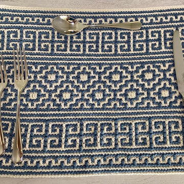 Calypso Mosaic Crochet placemat / runner
