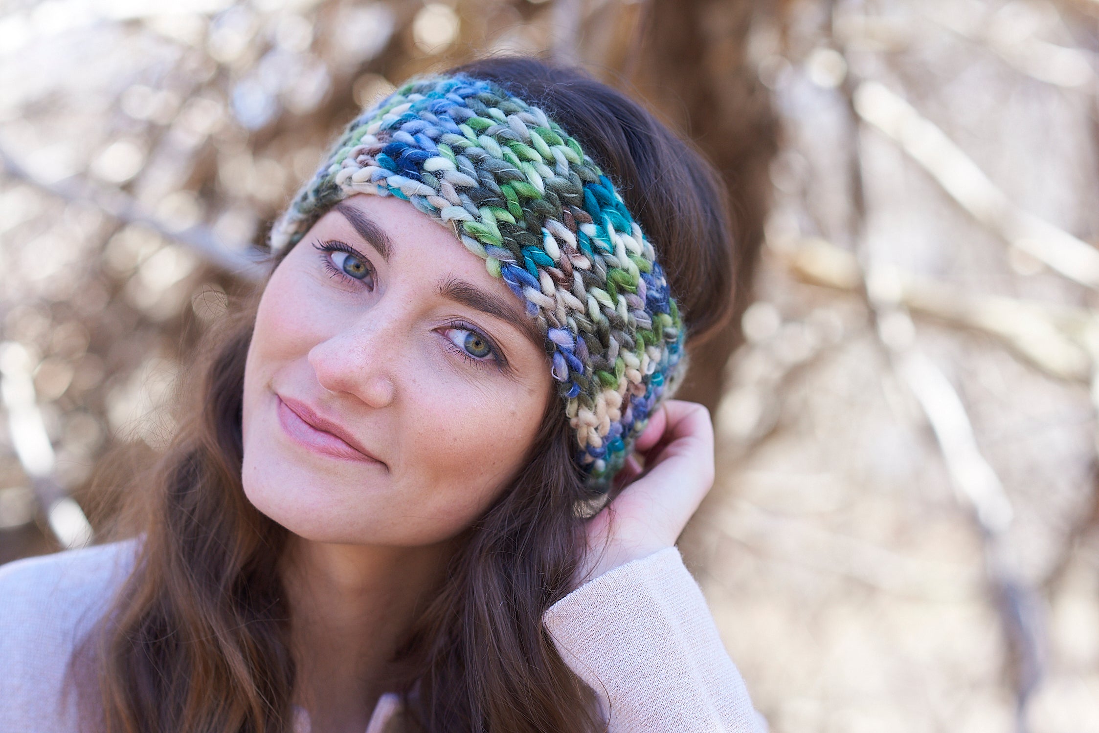 Fresia Headband in Berroco Coco - Downloadable PDF