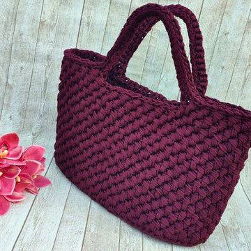 Big Crochet Tote Bag