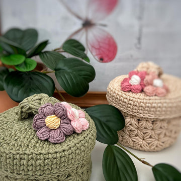 Jewelry Basket with lid