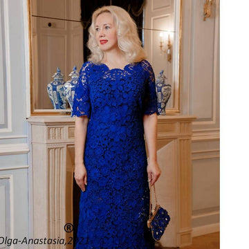 Blue Lace Dress