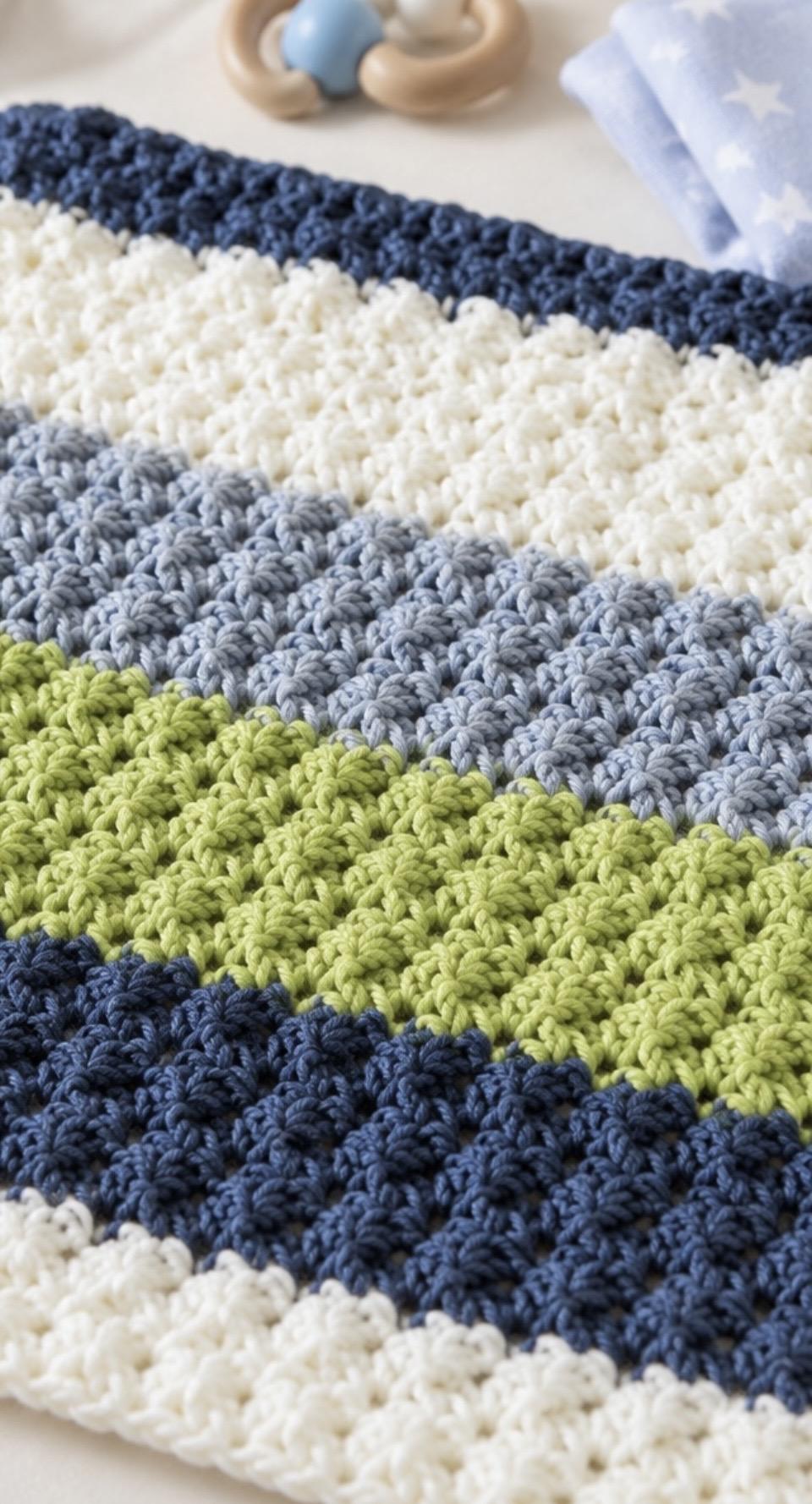 Winter Bobble Crochet Blanket