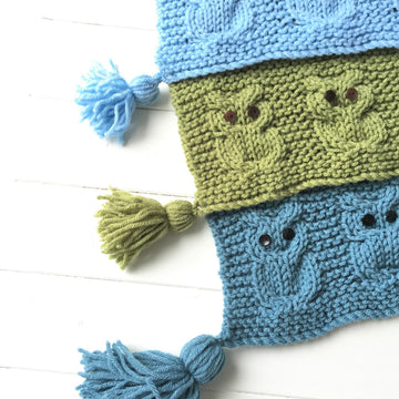 'Owlie' Scarf Shawl - toddler, child and adult