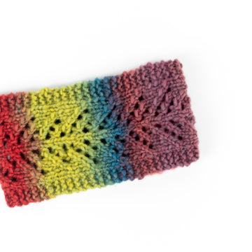 4 lace knit headbands