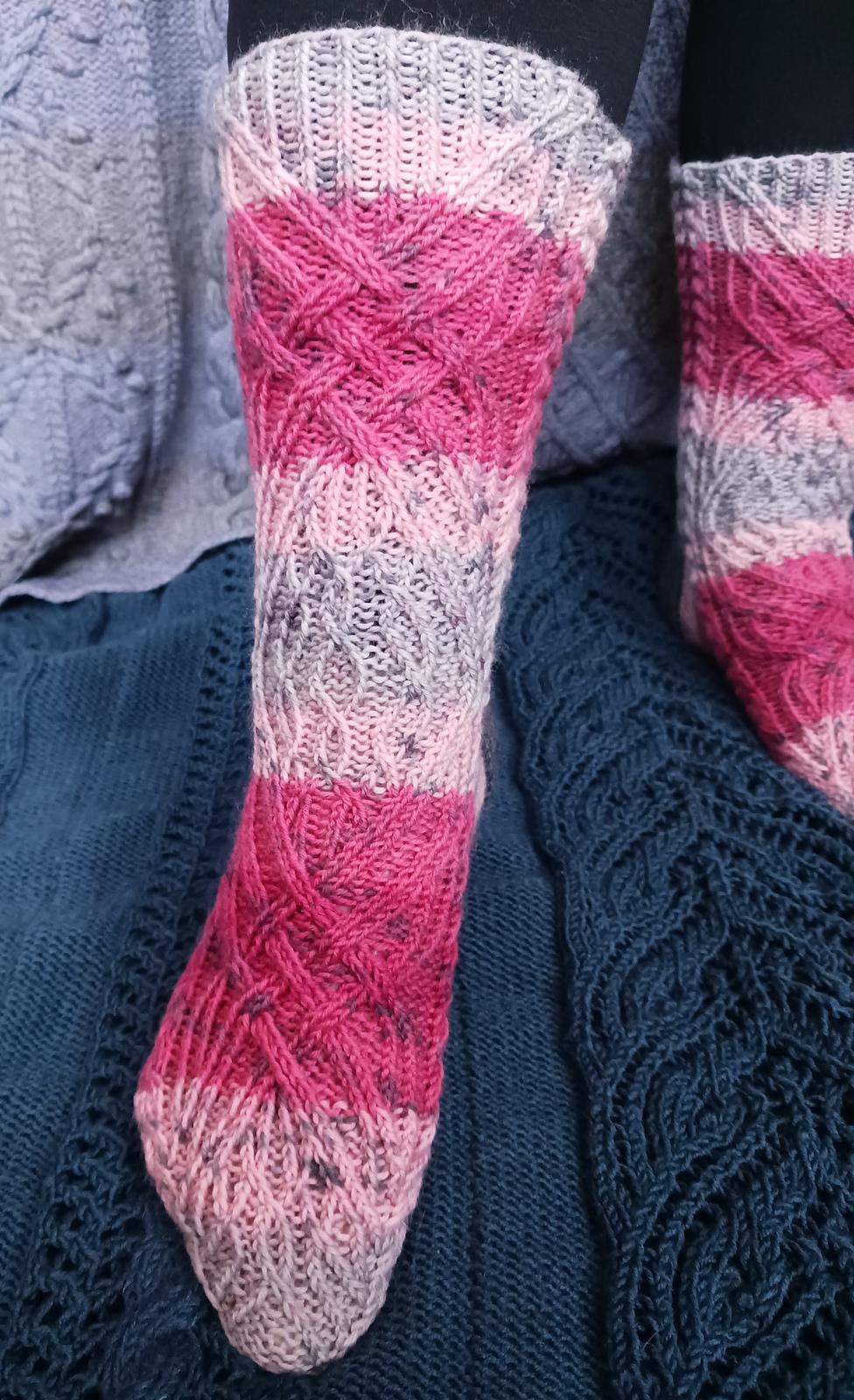 Raspberry Socks