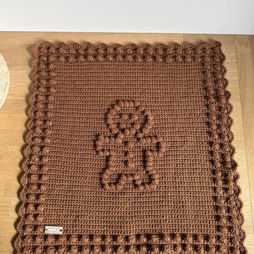 Gingerbread Man Baby Blanket