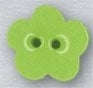 Mill Hill Button 86418 - Lime Posy Flower