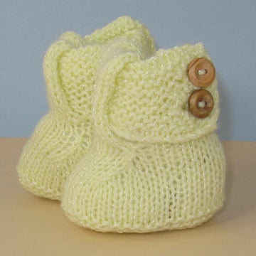 Easy Baby Big T Bar 2 Button Booties