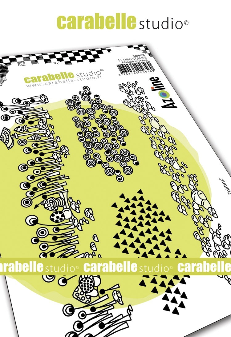 Carabelle Studio Cling Stamp A6 By Azoline - Borders Of Zolitins