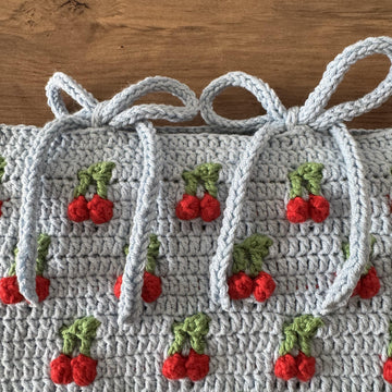 Cherry Book Sleeve Pouch