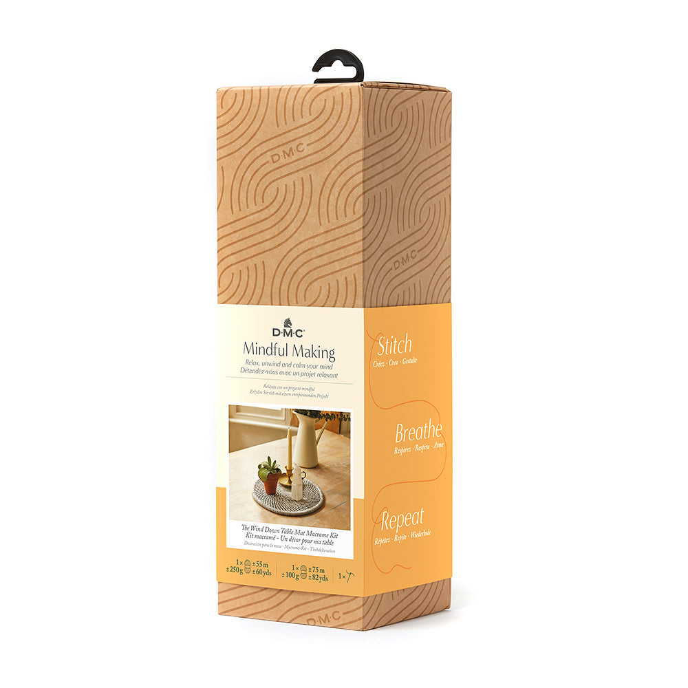 DMC Mindful Making The Wind Down Table Mat Macrame Kit