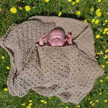 Dot Stitch Baby Blanket