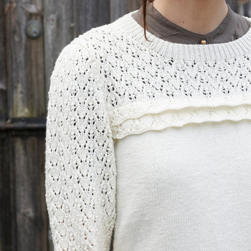 Cora - Sweater Knitting Pattern in Debbie Bliss Rialto 4 ply - Downloadable PDF