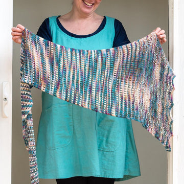Coastal Sunset Celebration Shawl