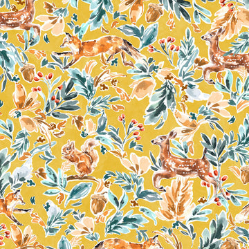 Dashwood Studio Into The Wild - Watercolour Woodland - Yellow