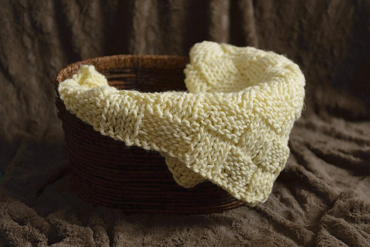Basket Wave Baby blanket