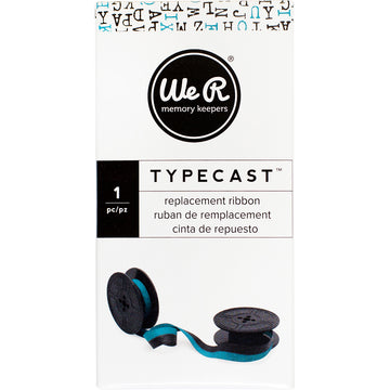 We R Memory Keepers We R Typecast Typewriter Ribbon - Teal/Black