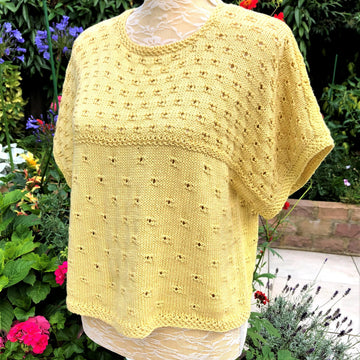Oversized Eyelet Top