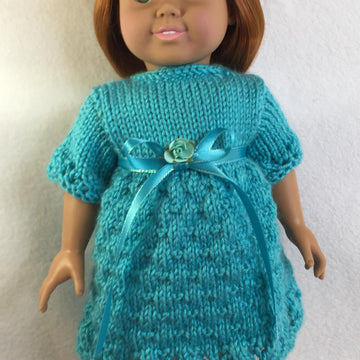 Choose-A-Skirt Easter Dresses, Knitting Patterns for 18 inch Dolls - Immediate Download - PDF - Fits American Girl Dolls