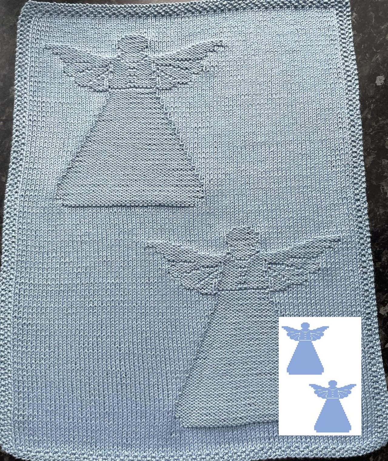 Nr. 839 – 25 – 1. Christmas Angel guest towel