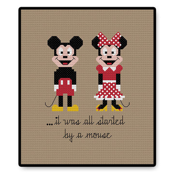 Mickey Mouse - PDF Cross Stitch Pattern