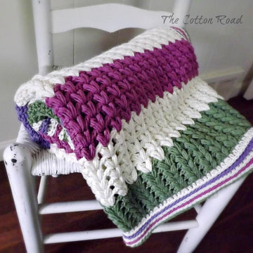 Puff Stitch Baby Blanket