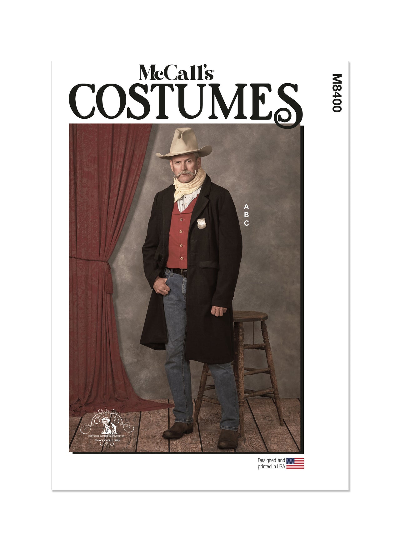 McCall's Men's Costumes M8400 - Sewing Pattern