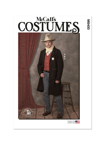 McCall's Men's Costumes M8400 - Sewing Pattern