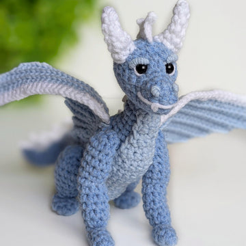 Vergil the Dragon crochet pattern, amigurumi dragon pattern