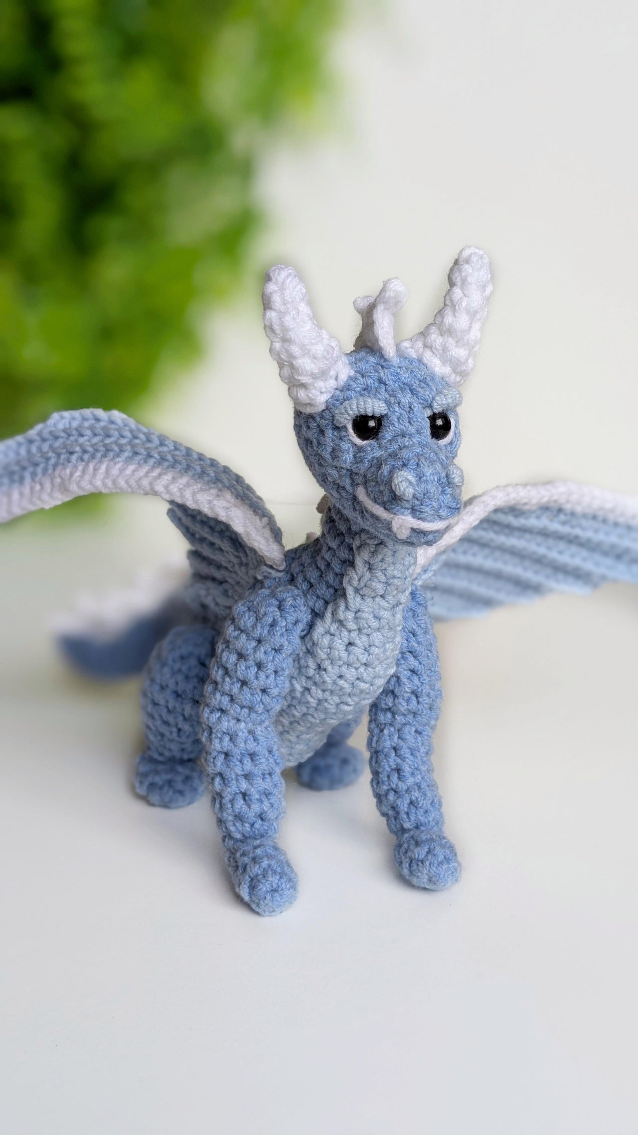 Vergil the Dragon crochet pattern, amigurumi dragon pattern