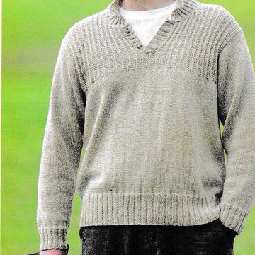 Man s Rib Yoke Jumper