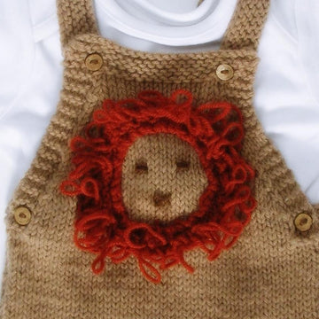 Baby Romper with Loopy Lion Mane, 0-2 yrs