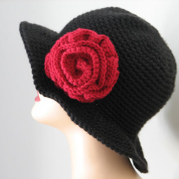 Old Spanish Rose Wide Brim Hat