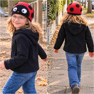 Crochet Pattern Kids Ladybug Hat LadyBug | Easy Beginner Crochet Hat PDF