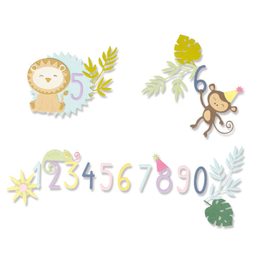 Sizzix Thinlits Die Set 11PK Jungle Fun by Lisa Jones