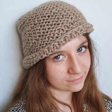 Beginners Knitted Beanie Hat