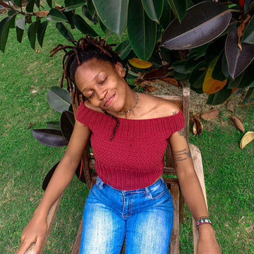 Simple offshoulder top