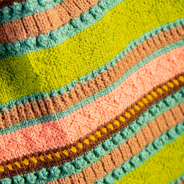 Forest Floor Afghan - Free Afghan Knitting Pattern For Home in Paintbox Yarns Simply DK by Paintbox Yarns